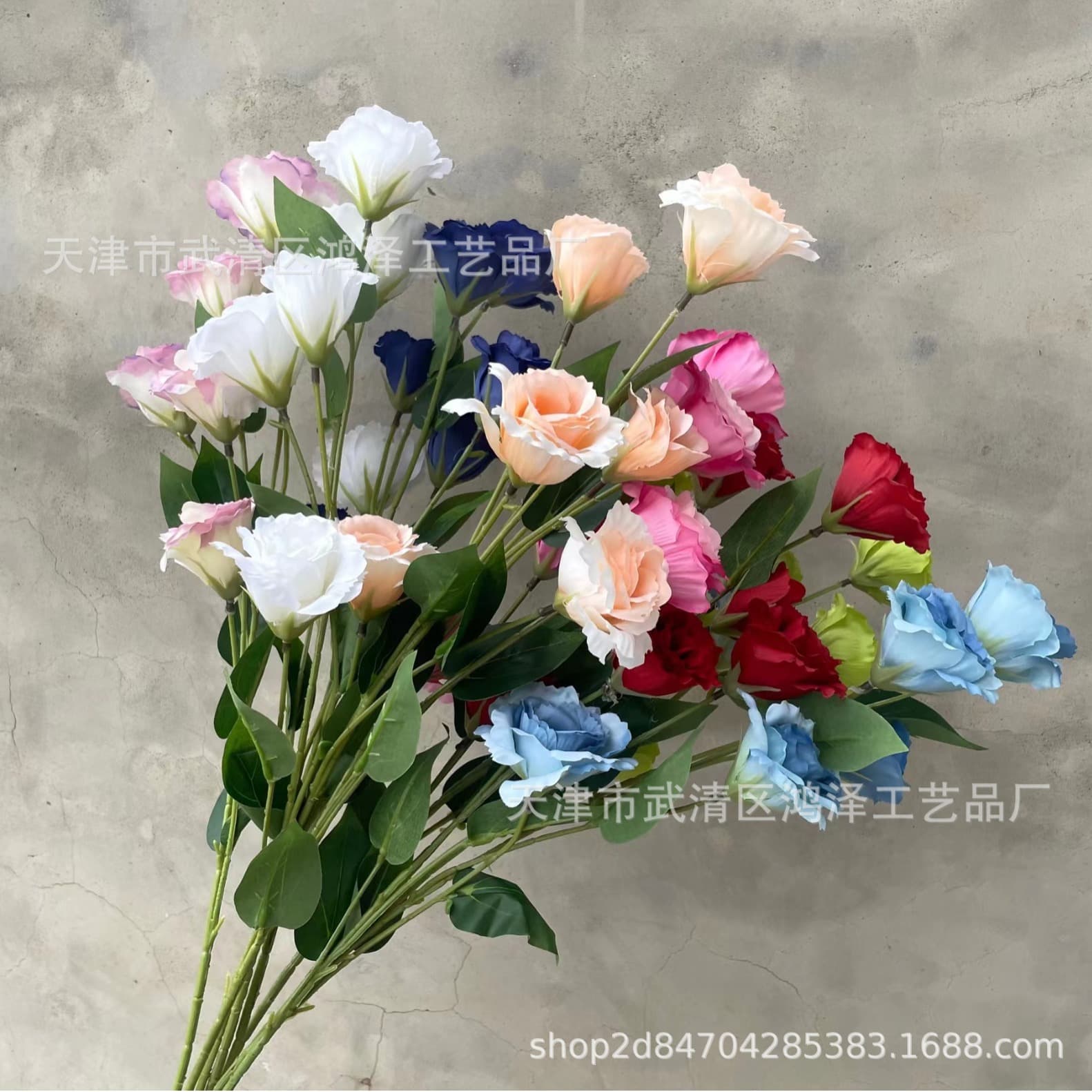 Artificial Chrysanthemum Dried Flower 6 Heads Simulation Peony Flower for Wedding Decoration Photography Props Activity Arrangement