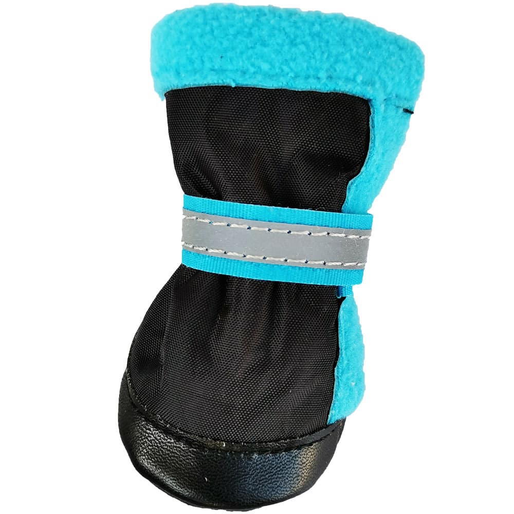 Reflective dog shoes for pets, with non-slip and wear-resistant soles, suitable for small to medium-sized dogs, lightweight and won't easily fall off.