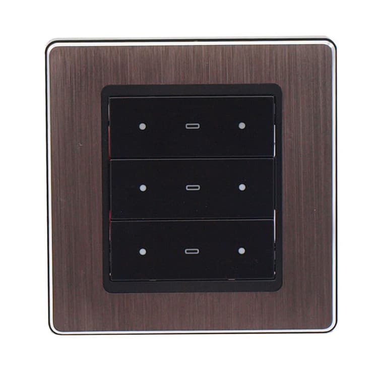 6-Key Smart Lighting Touch Panel