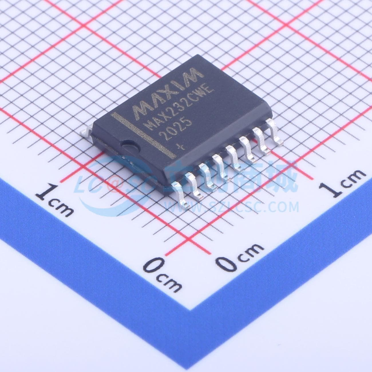 RS232 Chip Transceiver MAX232CWE+T MAX232CWE SO-16-300mil Original Stock