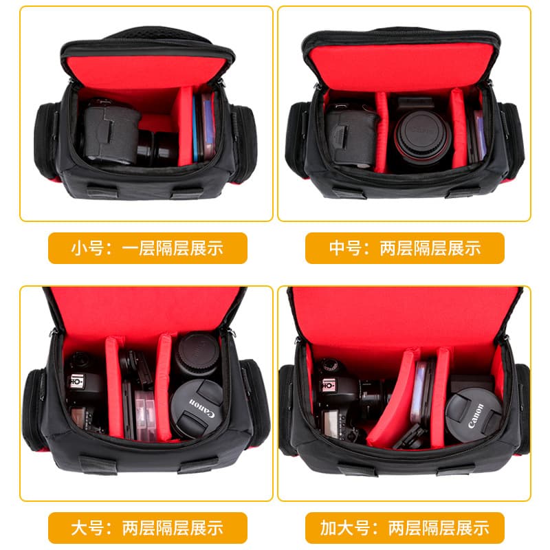 Mirrorless Camera Bag DSLR Photography Bag Compatible with Sony Canon Nikon Fuji Mirrorless Camera Portable Camera Bag