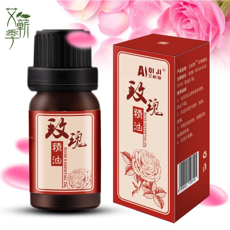 Aiqi Season Rose Essential Oil Manufacturer Wholesale for Skincare, Moisturizing, Hydrating, and Plant-Based 10ml Nourishing Massage