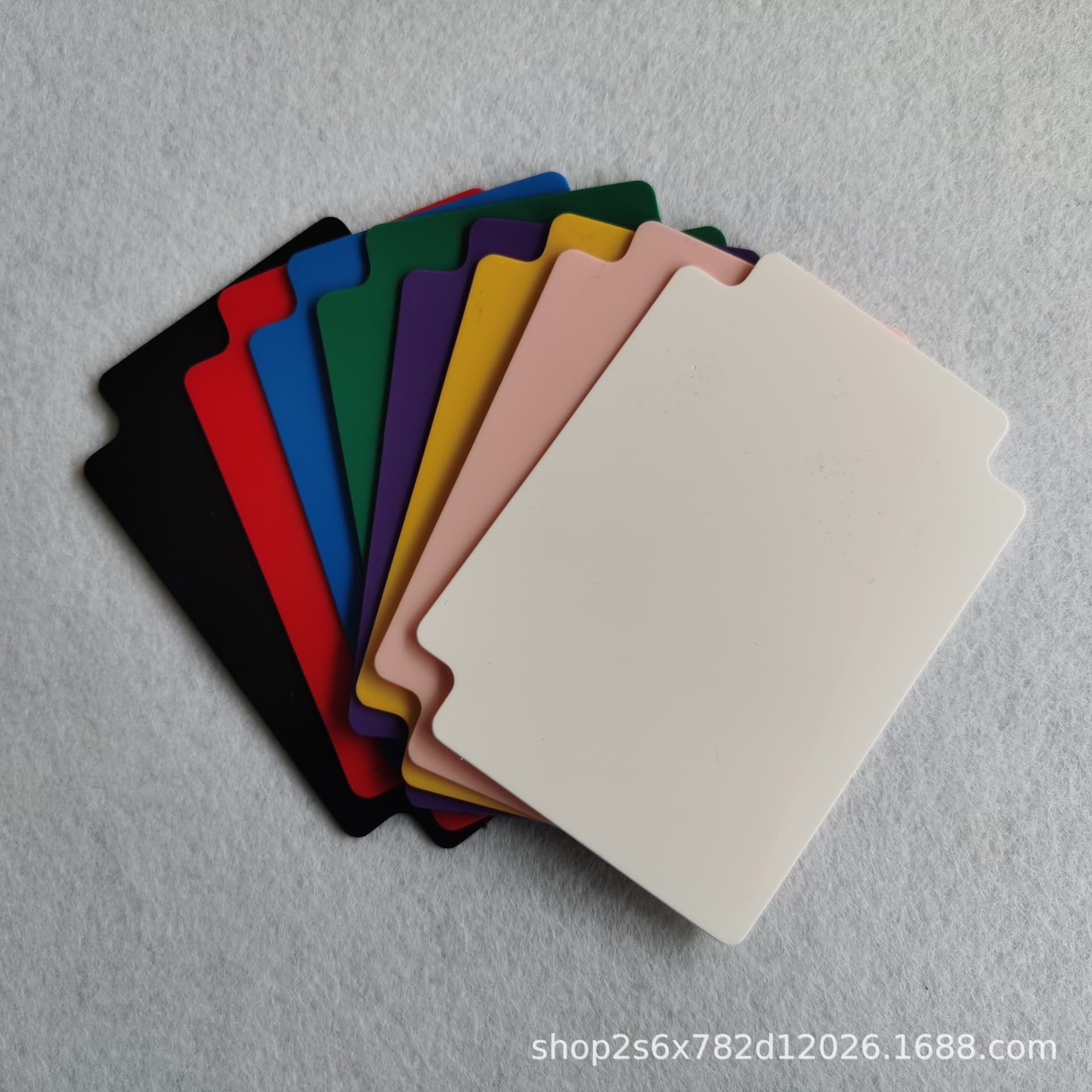 69X96mm Plastic PP Card Dividers, Any Color Available, Printable