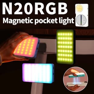 Magsafe Live Beauty Pocket Light N20 RGB Magnetic Fill Light Phone Live Beauty Square Portable