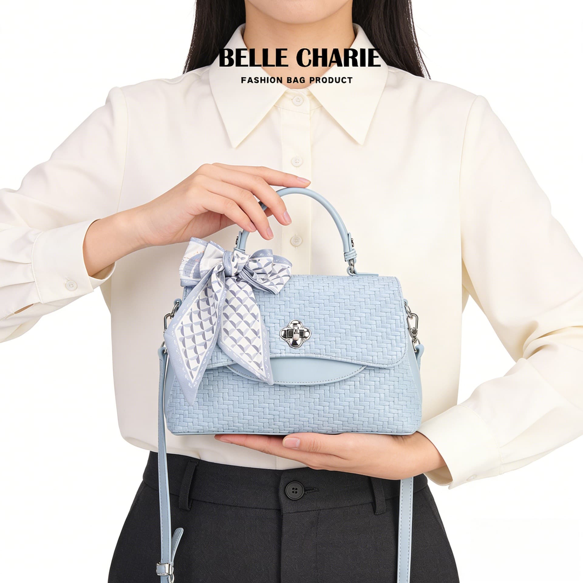2026 spring and summer new woven women's bags, fashionable and versatile crossbody bags, niche textured shoulder handbags, women's bags
