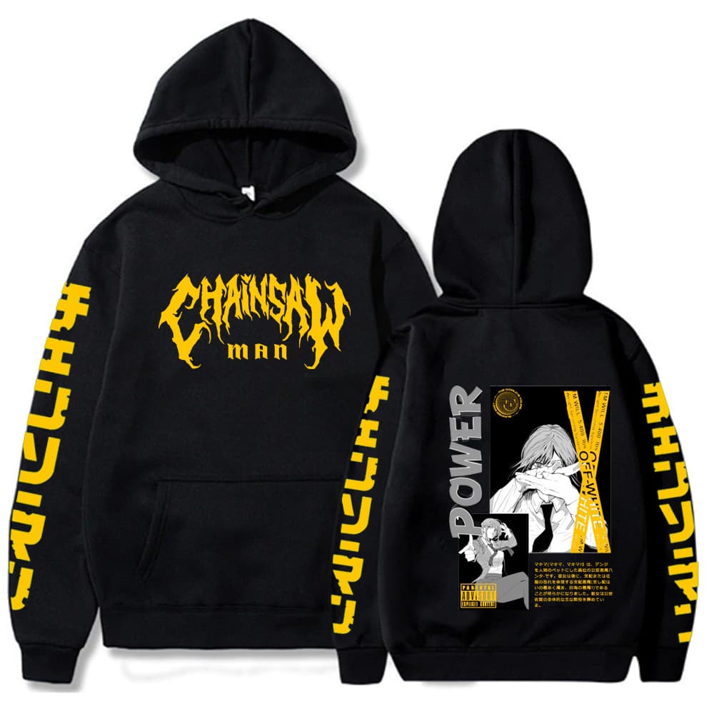 Makima Chainsaw Man Printed Hoodie for Men