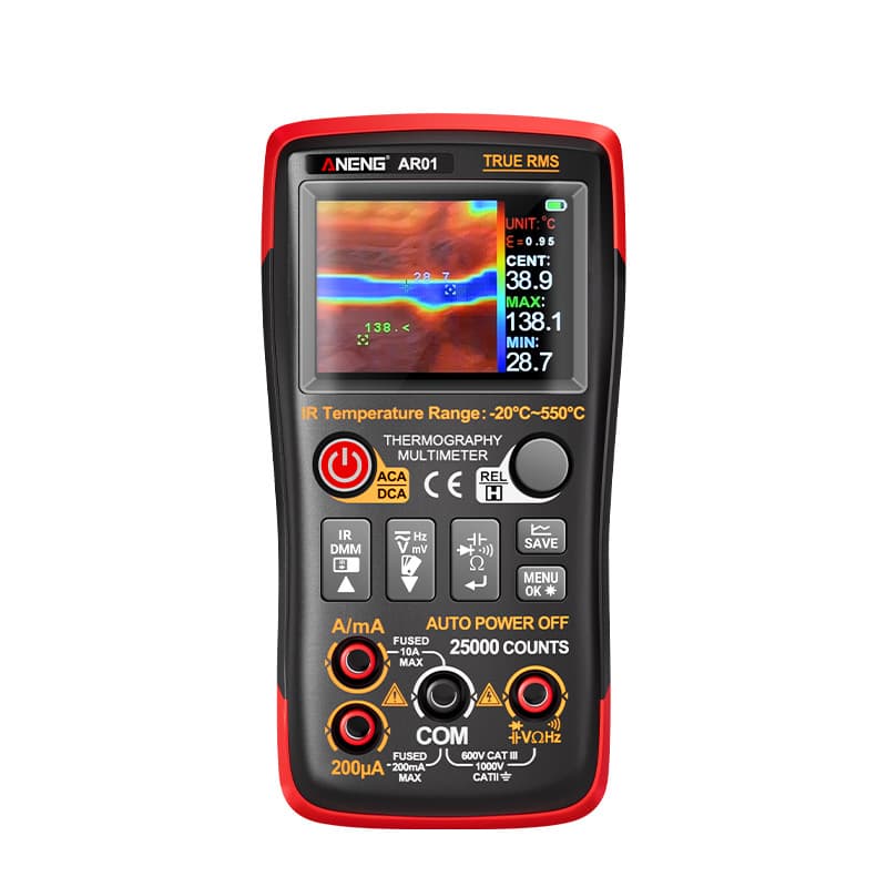 ANENG HD Infrared Thermal Imaging Camera Digital Multimeter 2-in-1 Electrical Floor Heating Circuit Board Repair Instrument
