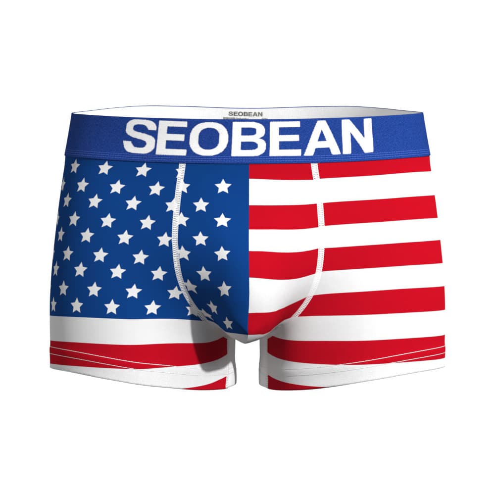 SEOBEAN Men's Briefs U-Comfort U-Pouch Athletic Breathable Boxer Briefs World Cup Series 204