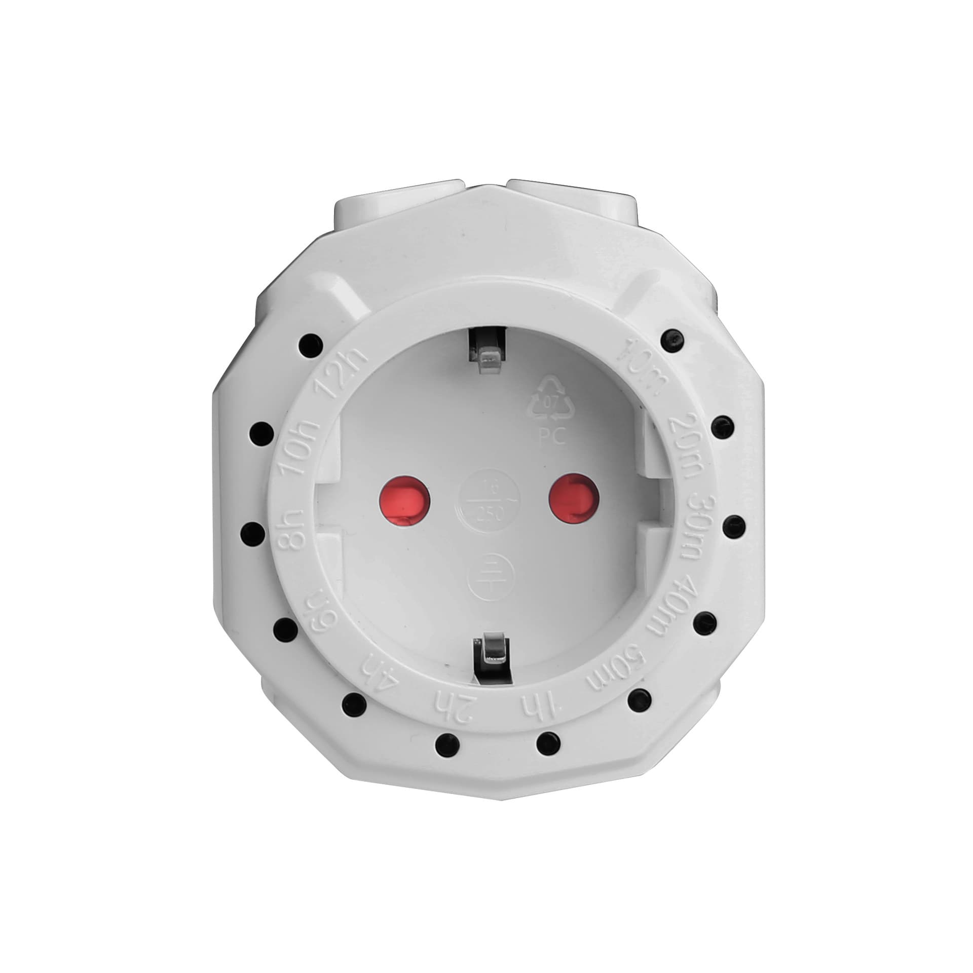 New European Standard Countdown Switch Socket, Two-Button Timer Socket, Kitchen Timer, Switch Socket
