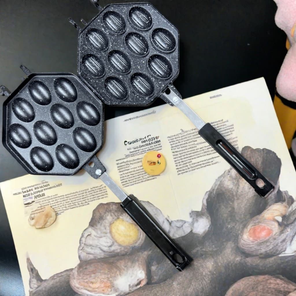 Home use non-stick pan egg waffle baking plate baking commercial street stall gas cake machine biscuit mold