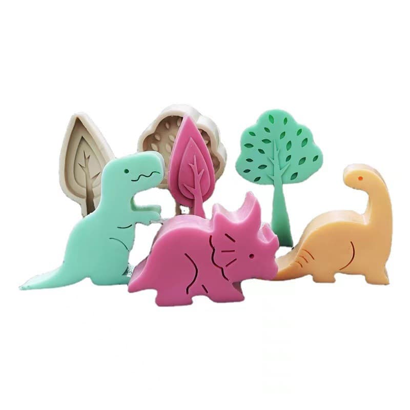 Dinosaur Giraffe Silicone Candle Mold Essential Oil Aromatherapy Crystal Drip Glue Children's Educational Toys And Models