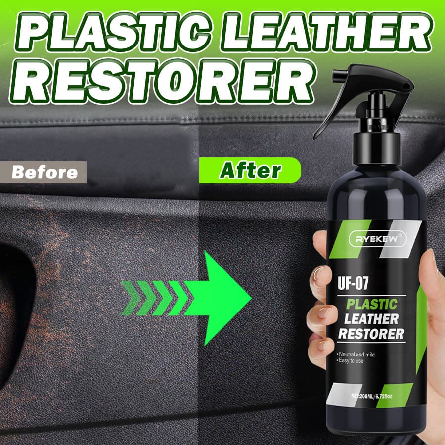 Ryekew Car Interior Cleaner Leather Seat Plastic Renovation Stain Removal and Care