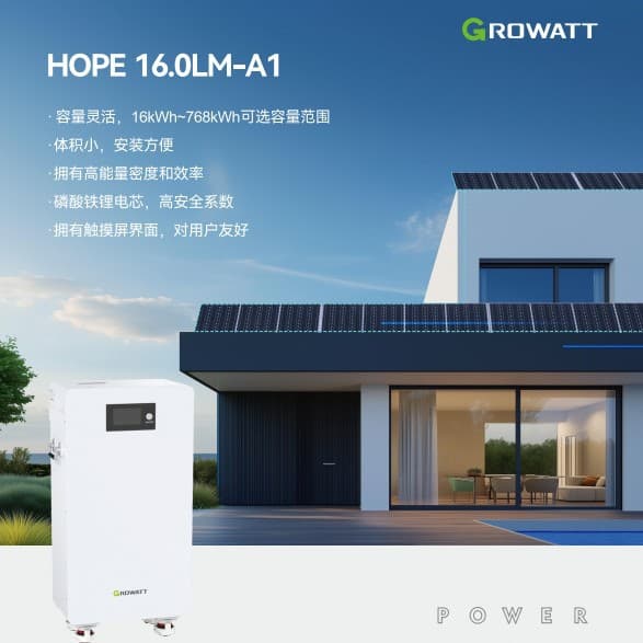 Growatt Off-Grid Solar Inverter System with Growatt 16kWh Battery Full Set