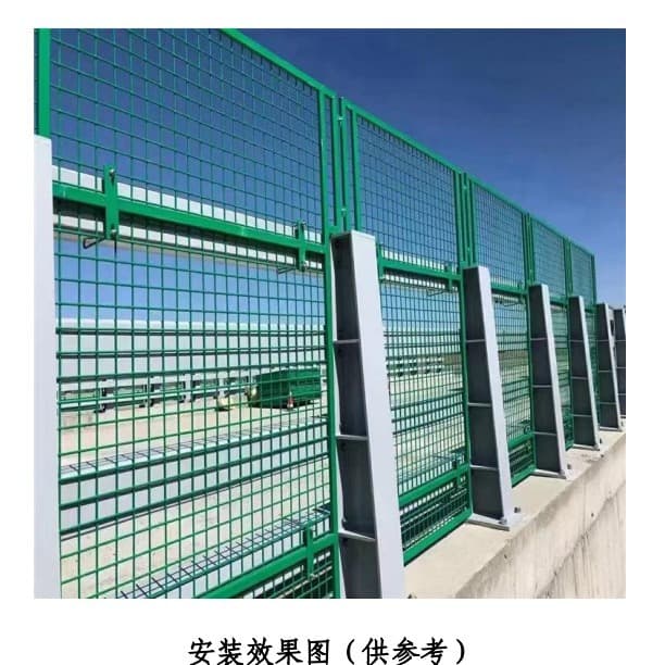 Bridge anti-throwing net frame isolation guardrail, support for custom irregular shapes, high-altitude sturdy made-to-order spray-coated protection net