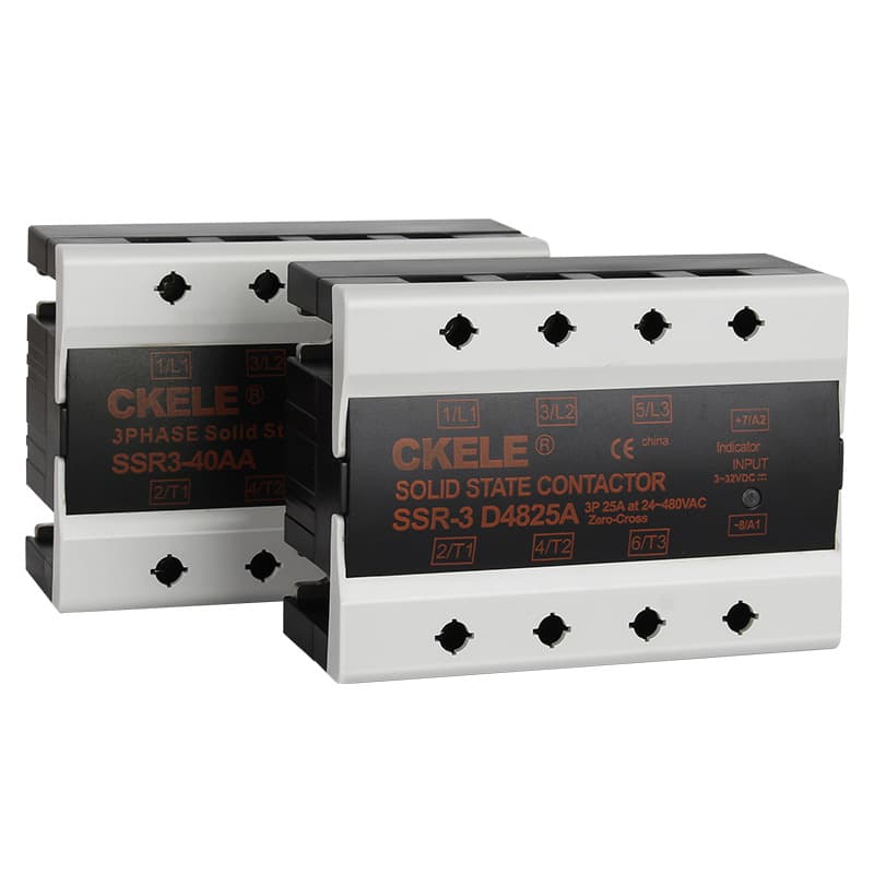 DC Controlled AC Relay Controller 380V 25A Three-Phase Solid State Relay SSR-3 D4840A