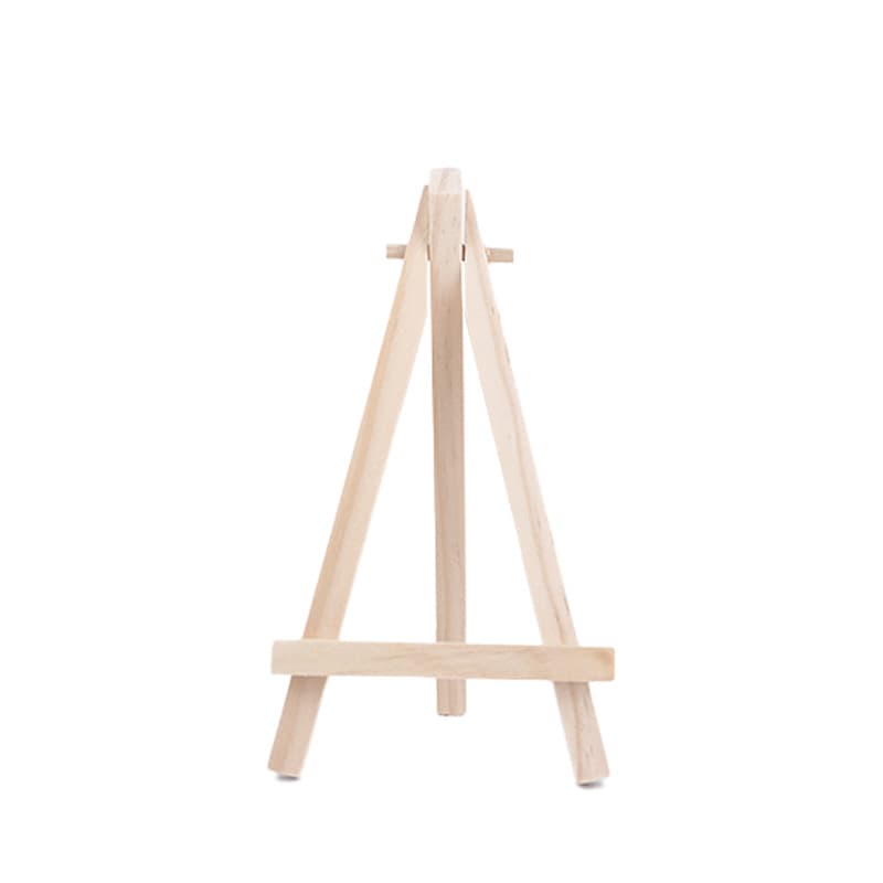 Desktop easel tripod pine mini easel desktop easel desktop display stand solid wood mobile phone holder