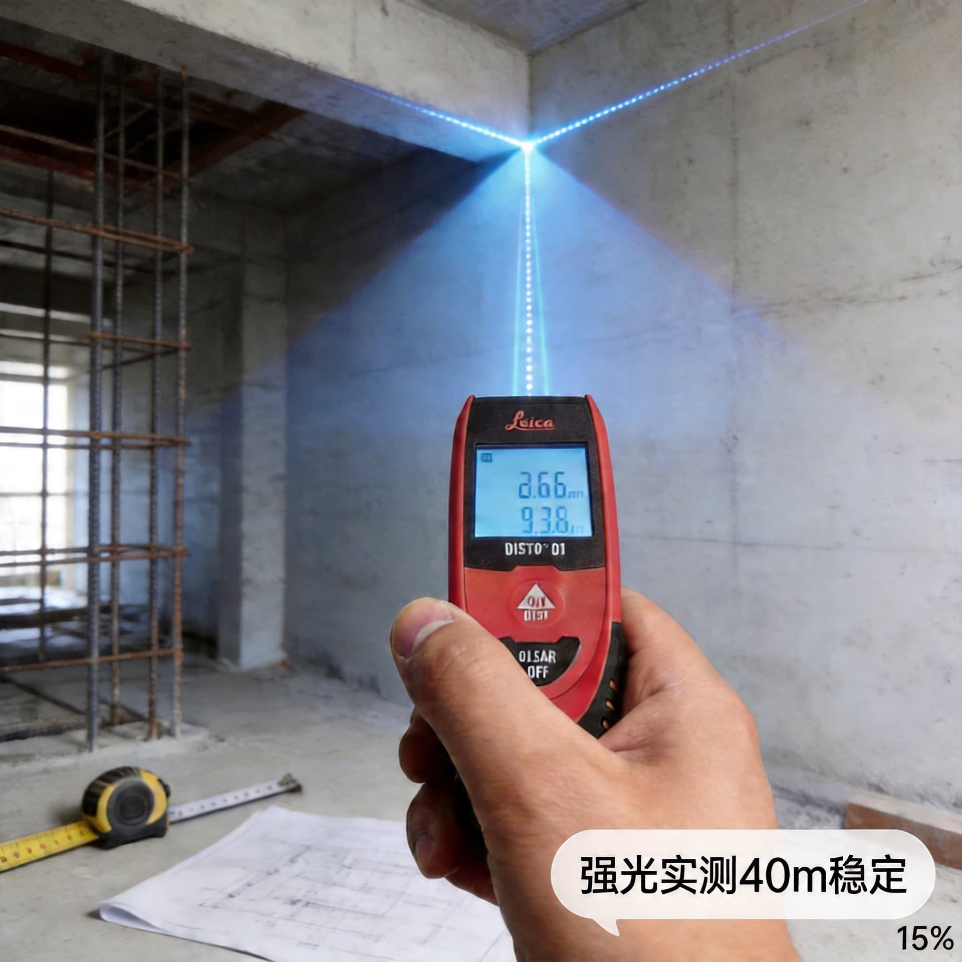 Leica Laser Distance Meter D1 Room Measuring Device Electronic Ruler 40 D2 Digital Display Handheld Portable Indoor Infrared