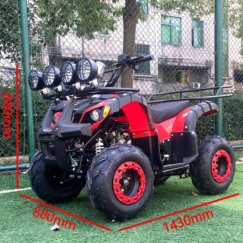 New ATV 125cc Gasoline Beach Scooter, Four-Wheel Off-Road All-Terrain Mountain Buggy