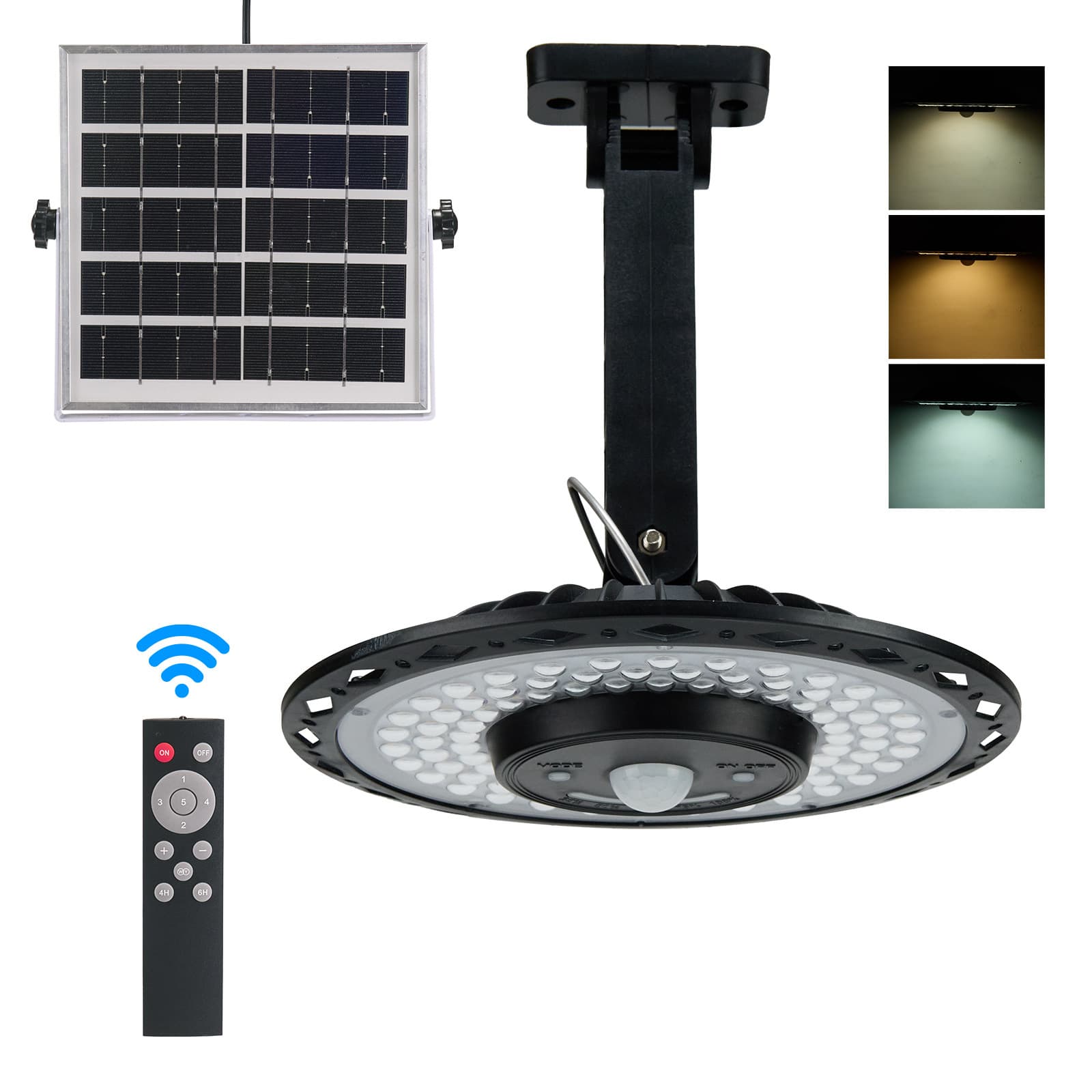 2024 New Feidie Solar Light Outdoor LED Garden Light Chandelier Garage Lighting Indoor