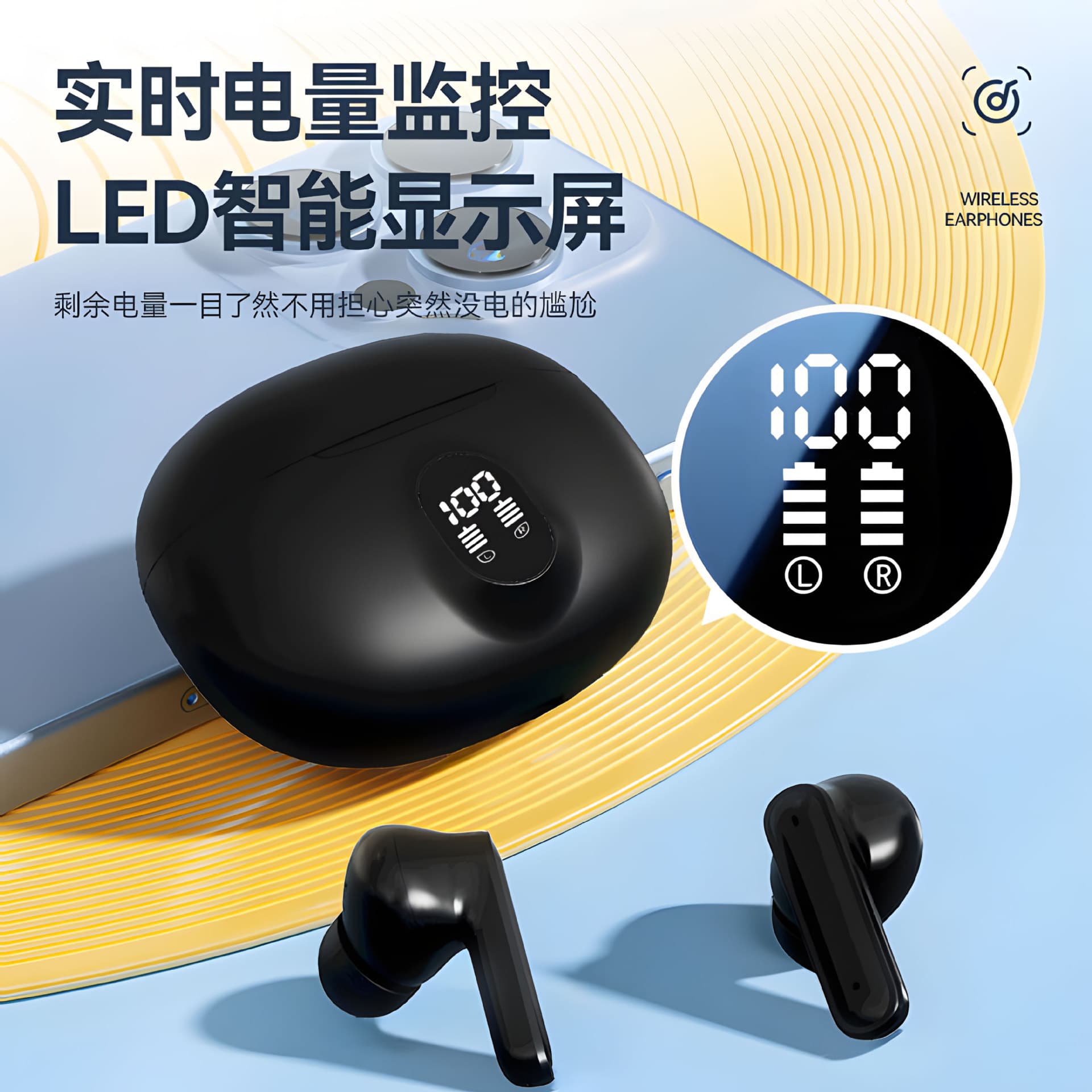 Cross-border Hot Selling W895 Bluetooth Earphones Wireless High Appearance Dual Ear Running Super Sound Quality Gift Bluetooth Earphones Factory