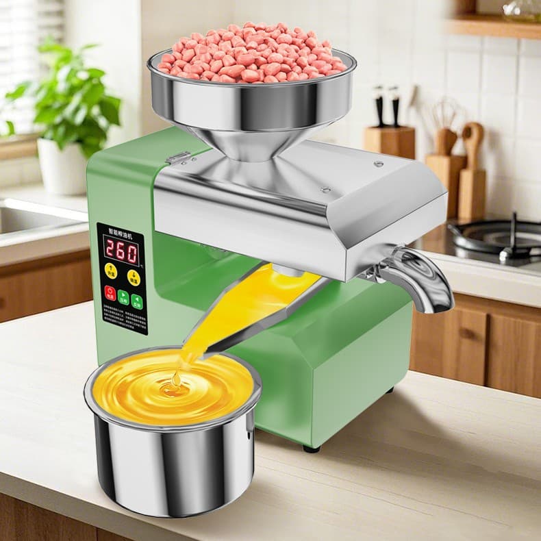 2025 new product oil press wholesale, small stainless steel household oil press, foreign trade cross-border factory dropshipping