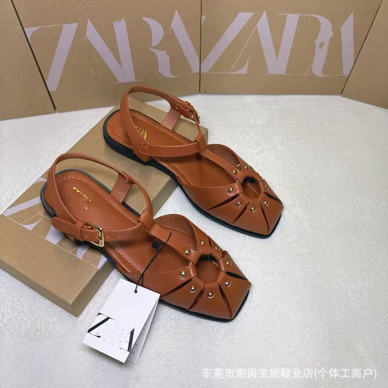 sandals foreign trade African popular square toe women's shoes simple high-end workplace commuting lazy zar women's sandals