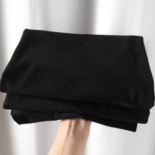 Men's and Women's Short Sleeve T-Shirt Blank Pure Black Loose Round Neck Casual Advertising T-Shirt Factory Custom Processing