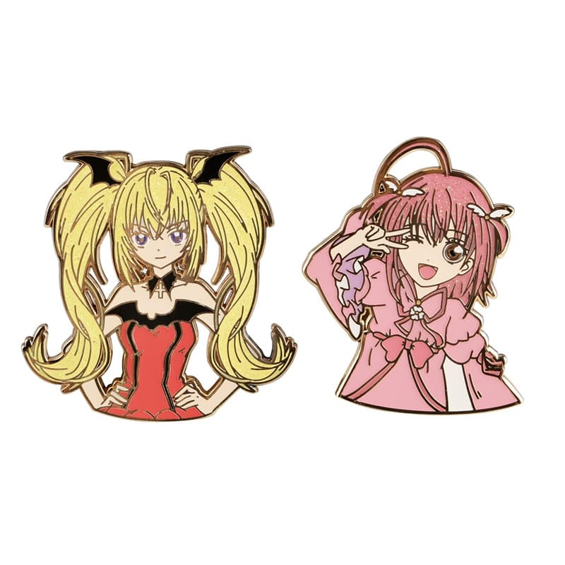 Guardian sweetheart metal badge, Yamenggebei enamel metal brooch, Japanese anime school bag metal jewelry
