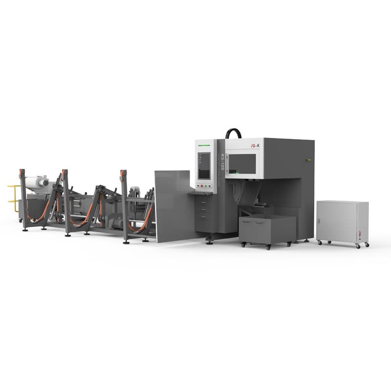 Automatic Laser Tube Cutting Machine KS-160 Side-Mounted for Round, Square, Steel Pipe Laser Tube Cutting Machine