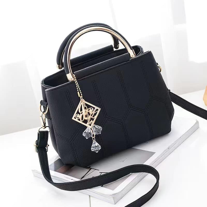 Cross-border bag small bag new fashion simple handbag trendy embroidered line simple shoulder crossbody bag bags