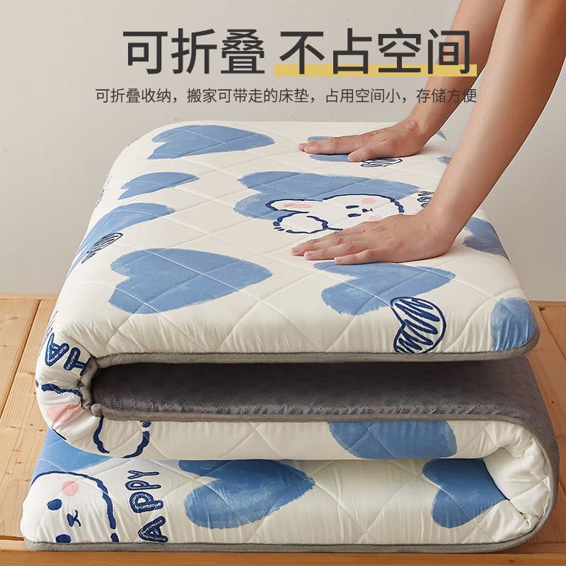 Mattress Student Dormitory Single Soft Pad Tatami Thin Mat Underlay Sleeping Pad Quilted Mat Foldable