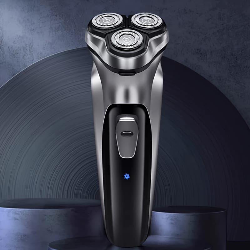 2026 New Cross-border Drop Shipping USB Rechargeable Men's Electric Shaver 3D Rotary Shaver