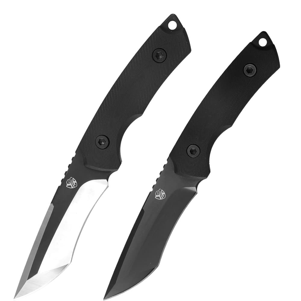 Cross-border Hot Selling Shandiweike Multi-function Outdoor Straight Knife with K-sheath, High Hardness Field Survival Tactical Knife