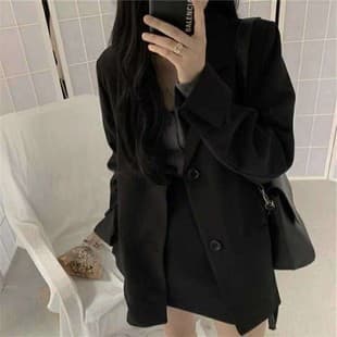 Women's Blazer 2024 Spring/Fall New Trendy Chanel-Style Fashion Korean Loose Fit Casual Jacket for Students
