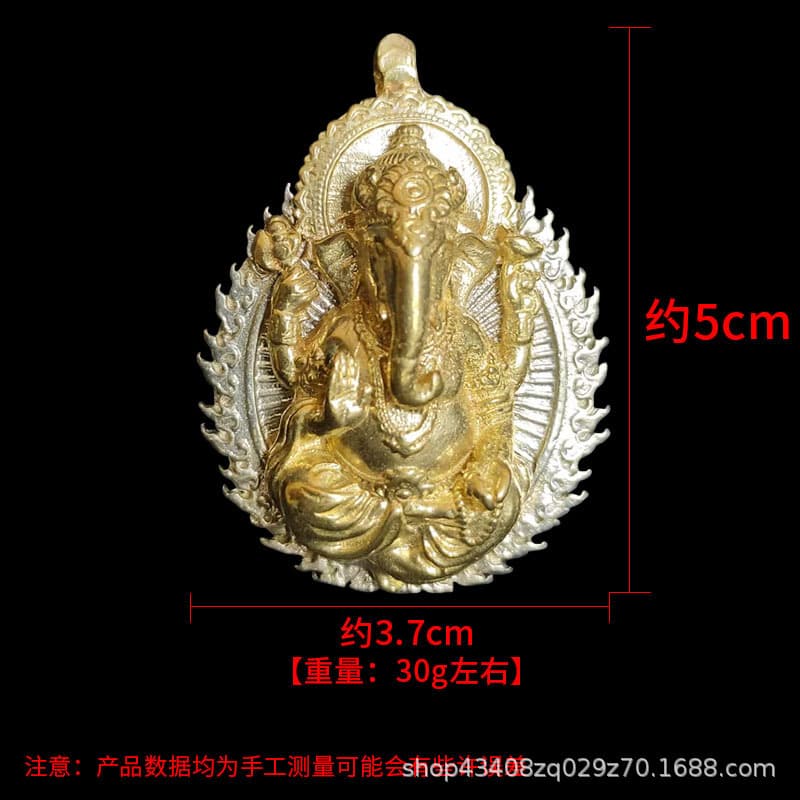 New Creative Brass Vintage Antique Pixiu Qilin Pendant Ornament Unisex Handheld Piece Personalized Keychain Wholesale