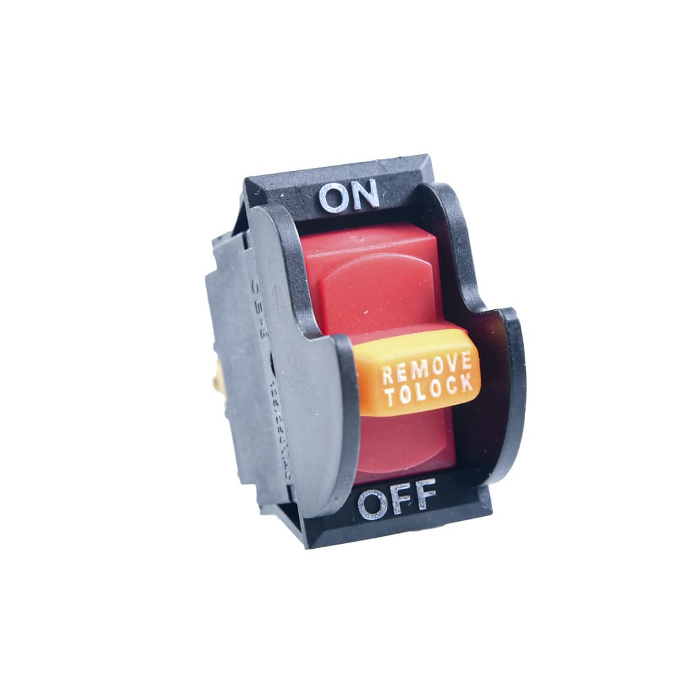 Kedu Same Model CB-8-2 125/250VAC ABS Self-Locking Switch Car Modification Switch