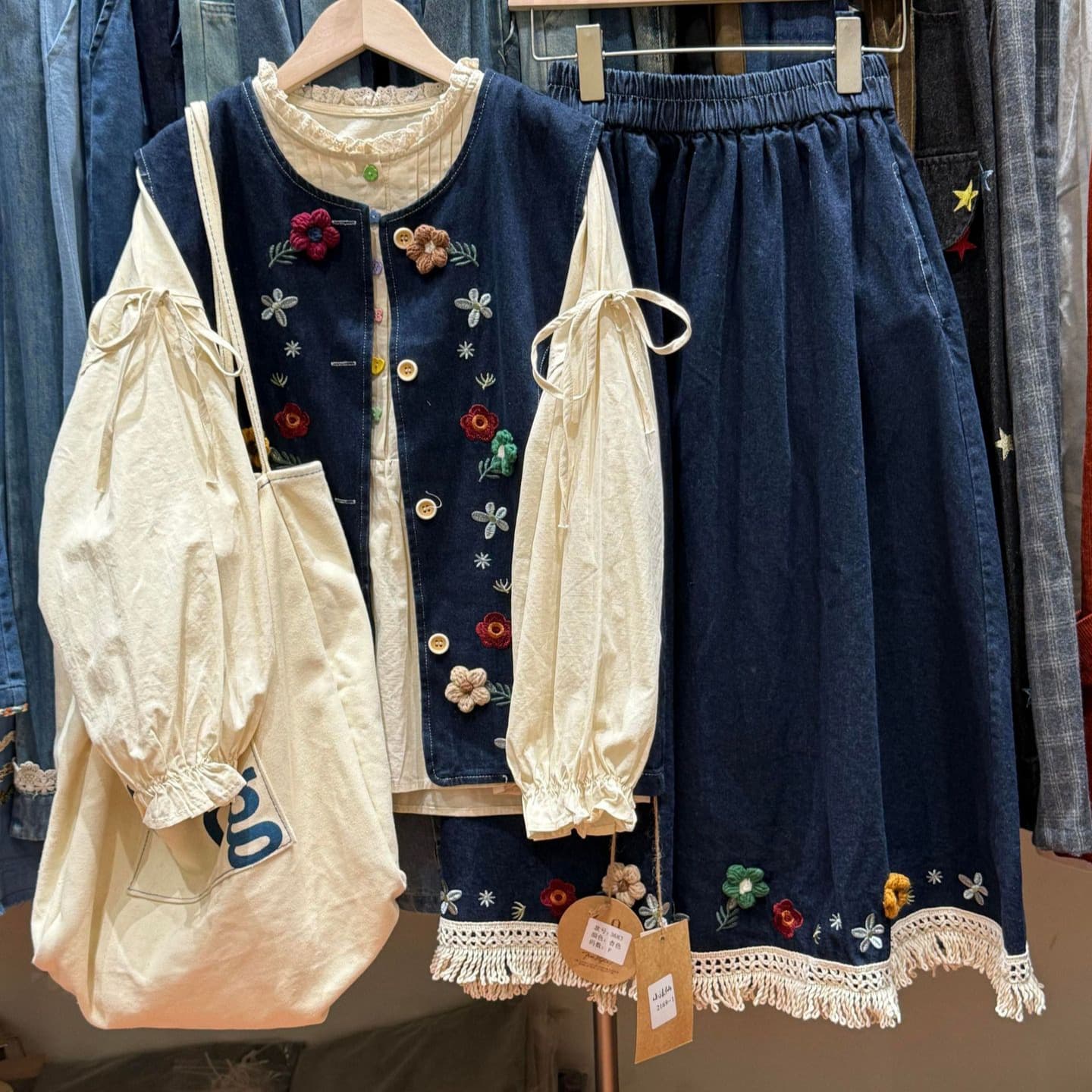 2026 Japanese Retro Vintage Forest Girl Style Brand Discount Women's Clothing Guangzhou Shisanhang Factory Store Wholesale Source