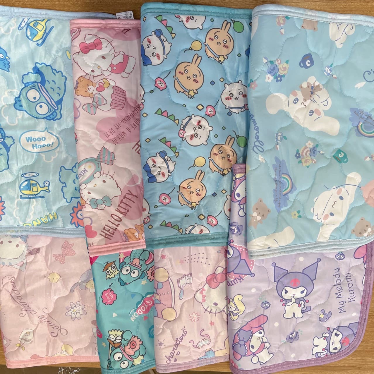 Export Daily Order Mofusand Bread Thief Cooling Pillow Cover Adult Pillow Mat Summer Cool Quilted Ugly Fish Cinnamoroll