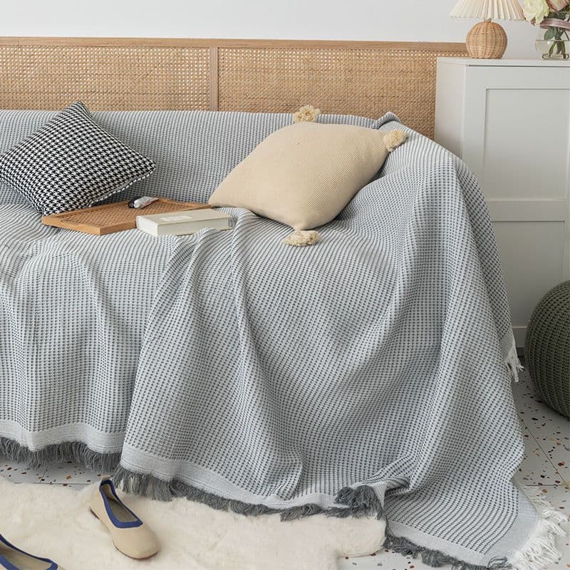 Nordic Sofa Cover Ins Sofa Cloth Sofa Cover Full Cover Universal Sofa Cushion Single Seat Internet Celebrity Dust Cover Blanket