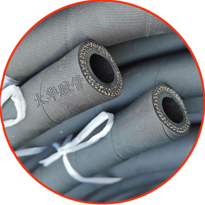 Discounted production of EPDM fabric heat-resistant steam rubber hose, images and prices for reference only.