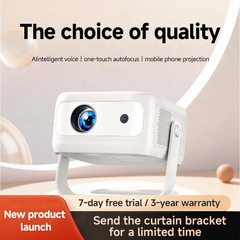 Overseas New Model A10 Cross-Border Home Ultra HD Projector Electric Gimbal Wireless Mini Office 4K Projector 1