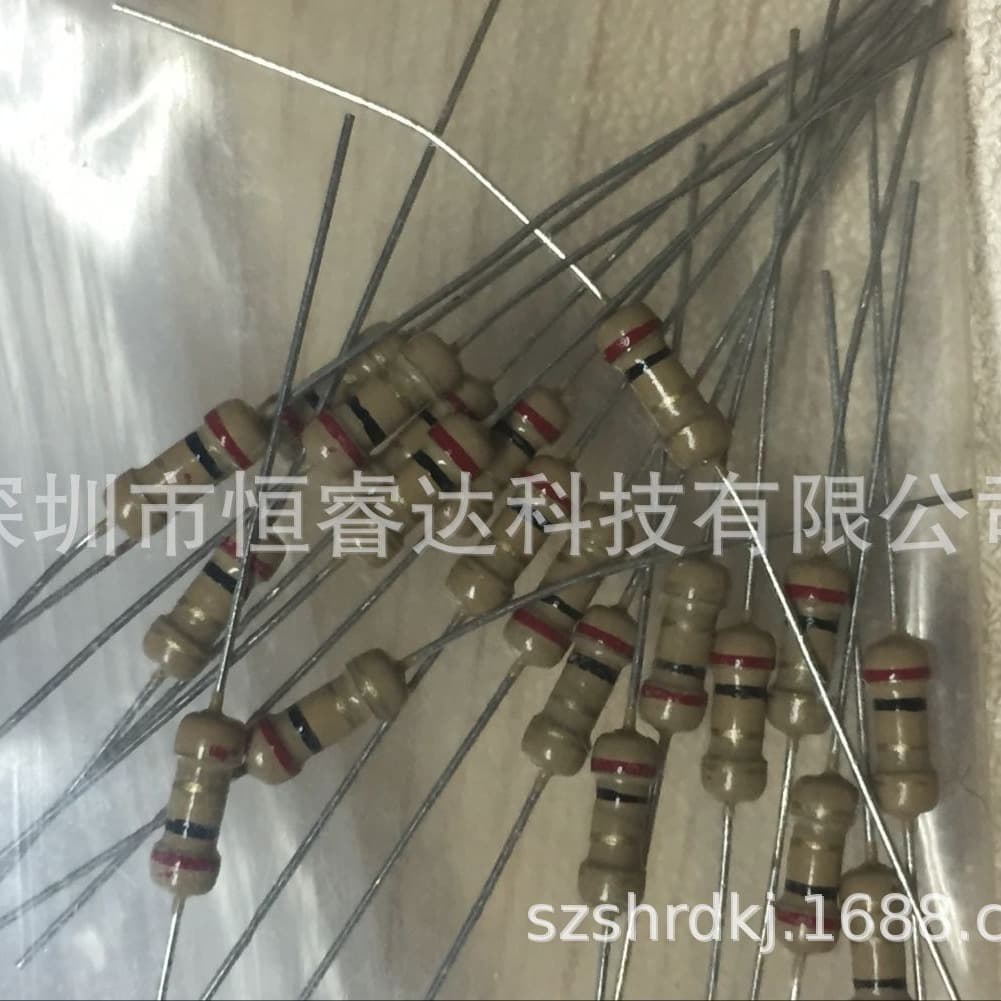 Bulk tape 5% axial lead carbon film resistor 1/4W-2R0, 0.25W-2ohm, 2 ohm