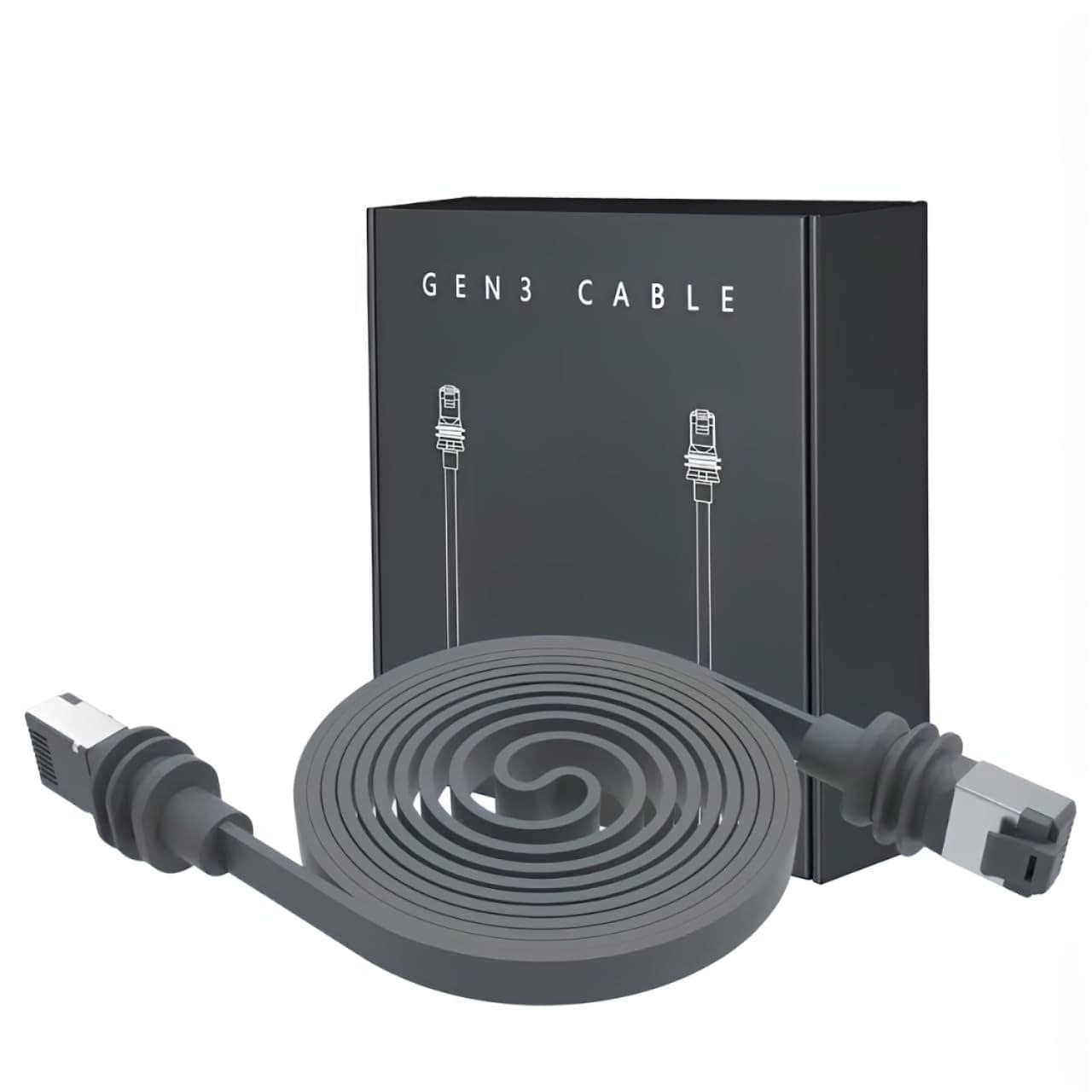 Amazon's new STAR V3 MINI flat network cable into the window cable RJ45 waterproof network cable