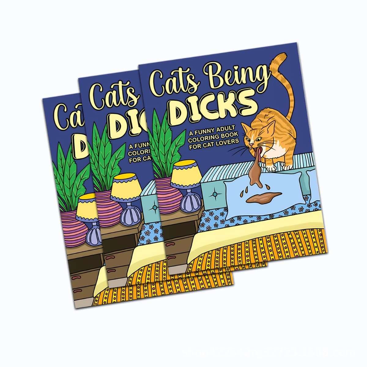 Cross-border new product A funny adult coloring book A funny adult coloring book for cat lovers