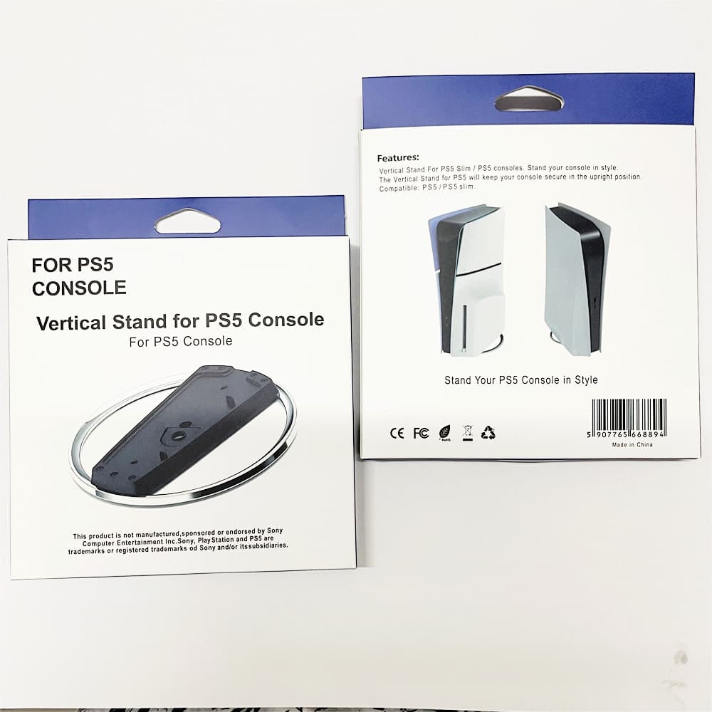 PS5 PRO Vertical Stand Base Bracket Thin Console Model with Screws PS5 New Console Vertical Stand