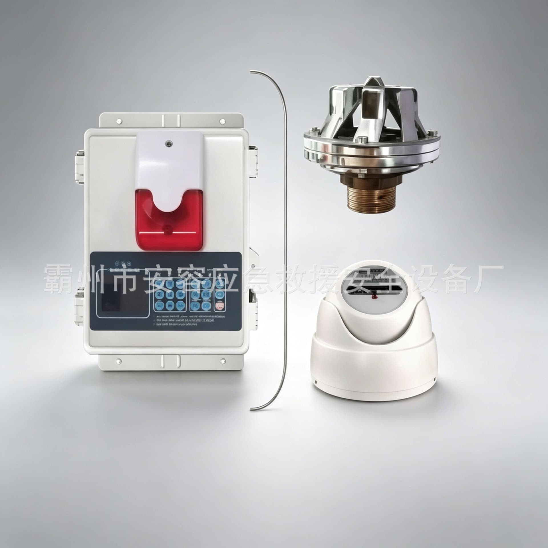 Automatic positioning jet fire extinguishing device, local control of complete set of equipment, factory building, complete set of intelligent fire water cannon equipment