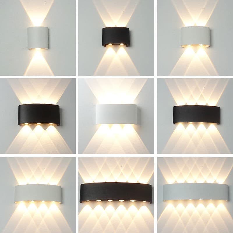 LED Outdoor Waterproof Wall Light for Courtyard, Villa, Hotel Corridor, Balcony, Indoor/Outdoor Up-Down Lighting Bedroom Lamp