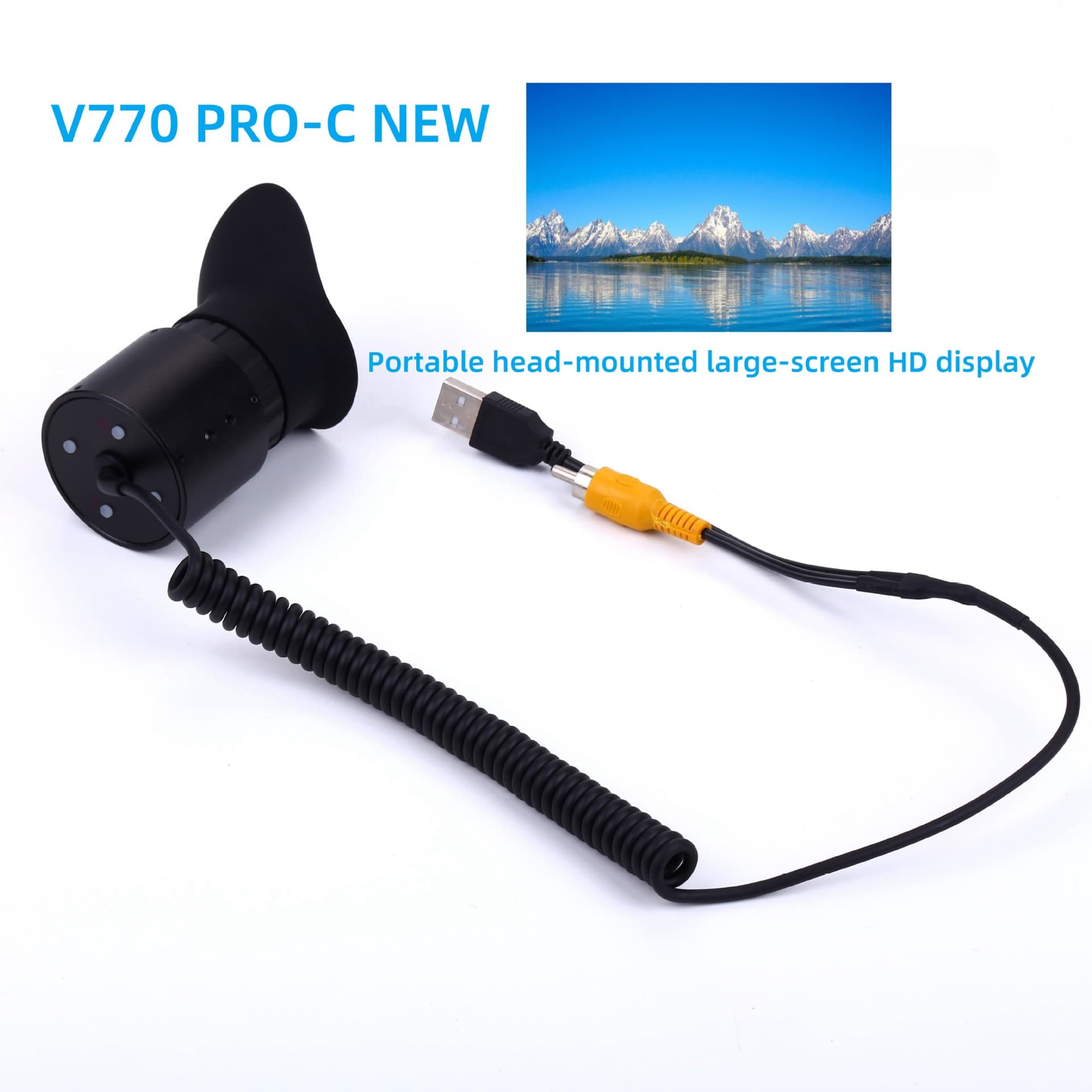 0.39-inch OLED Thermal Imaging Night Vision Rangefinder Mini Large Screen 38MM Eyepiece 16x Optical Zoom