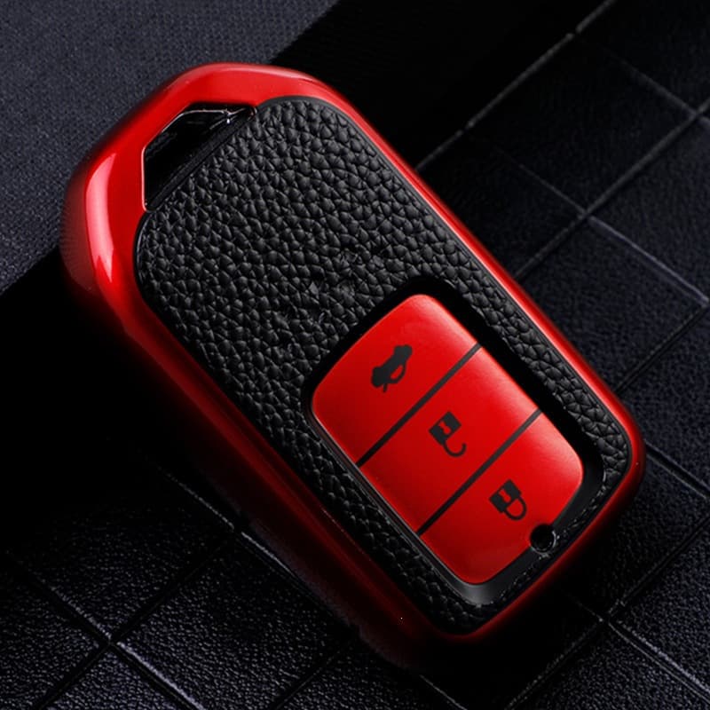 Key Case Cover for 2021 Honda CRV, Compatible with 2019, 2017 Dongfeng Honda CRV, Full Coverage Key Shell