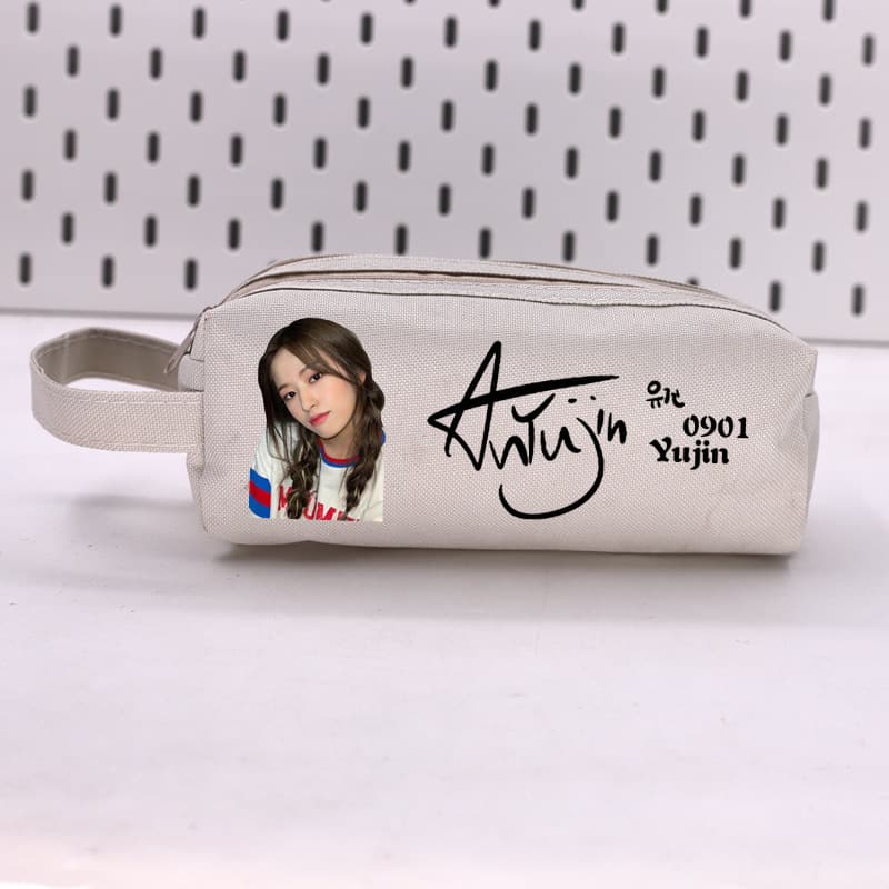 IVE Surrounding An Yu True GAEUL Autumn Day LIZ Jin Zhiyuan Li Xianrui Spot Canvas Cute Pencil Case BD12